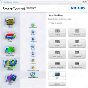 3. Image Optimization 3.4 SmartDesktop Guide SmartDesktop SmartDesktop is in SmartControl Premium. Install SmartControl Premium and select SmartDesktop from Options.