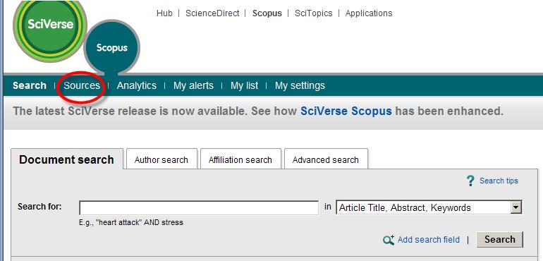 Scopus Scopus is the largest abstract and citation database of research literature and quality web sources, covering 29 million abstracts of over 15,000 peer-reviewed journals from more than 4,000
