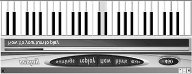 As the student succeeds with each note, the sequence grows by an additional note until the song ends.