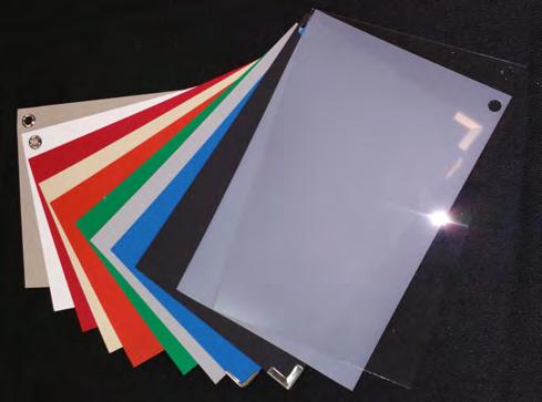 Size HDPE Covers Metal Edge Guards Opaque HDPE & Clear Polyester Covers Chip Board