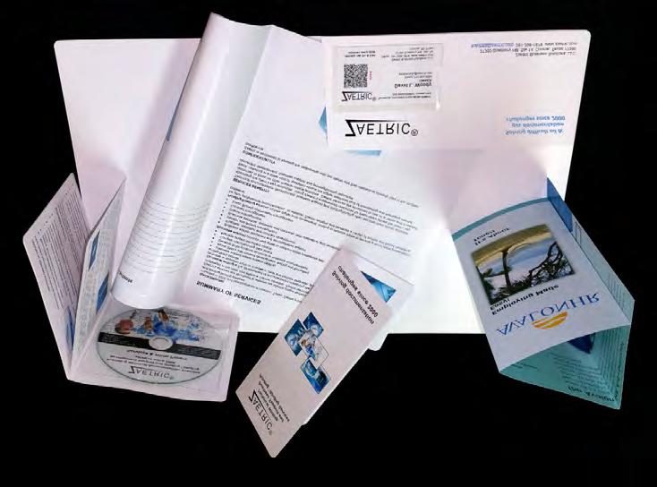 Bookmark 2-year Foldable Calendar Products CD w/sleeve Cut Sheet/ Brochure
