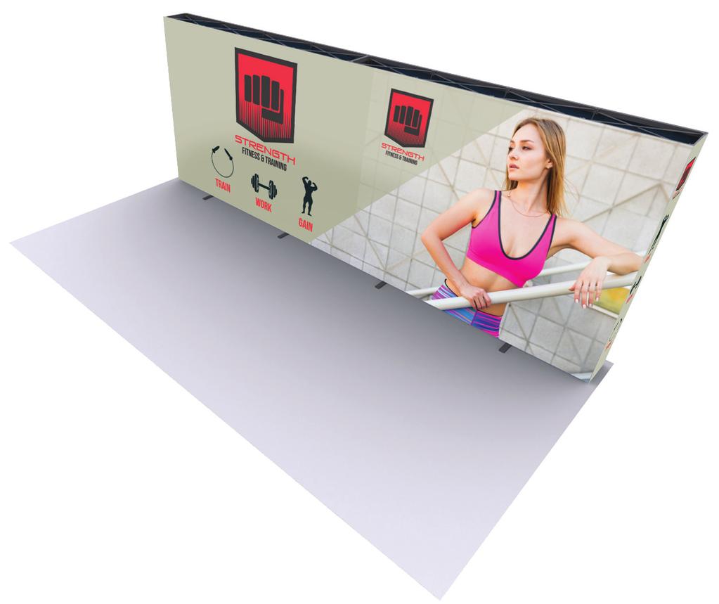 DISPLAY DIMENSION GRAPHIC DIMENSIONS 4X3 MAIN GRAPHICS 4X3 END CAP GRAPHICS FRAME CONFIGURATION QUANTITY 4X3 FRAME GRAPHIC MATERIAL UV