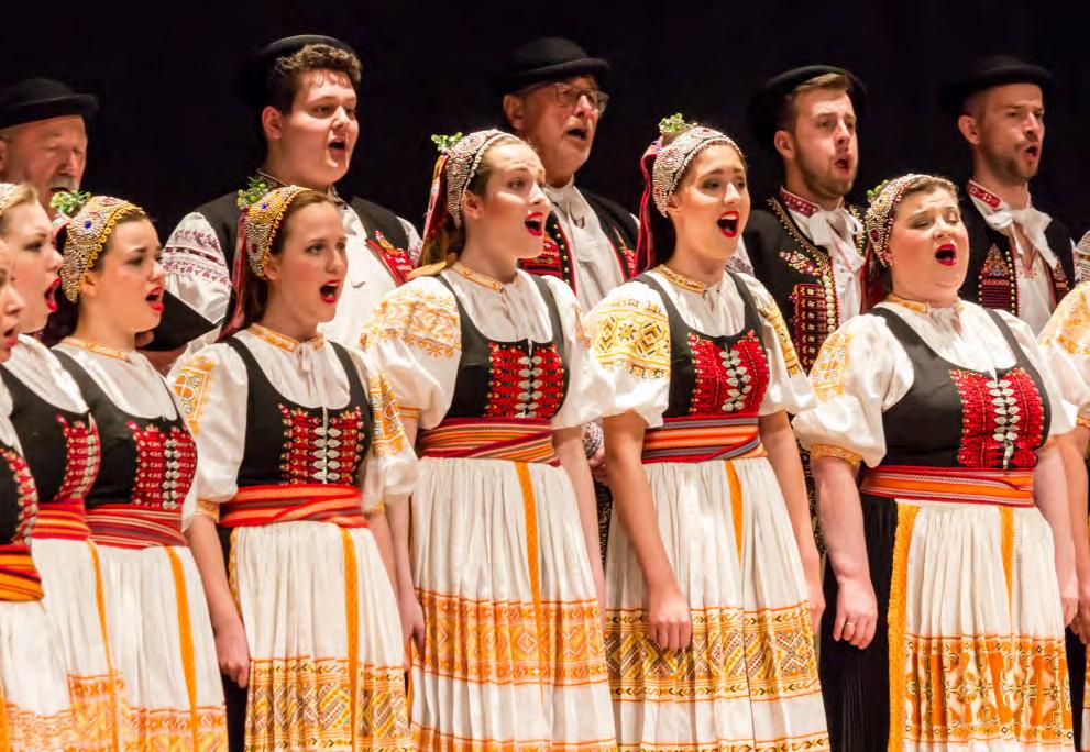CATEGORY F - FOLKLORE The ensembles perform a folklore program typical for the choir s home country.