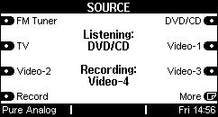 Free selection of the listening source while recording The M51 also offers you the option of listening to one source at the same time as you record another.