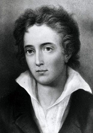 Percy Bysshe Shelley http://www.poets.org/poet.php/prmpid/179 As the eldest son, Shelley stood in line to inherit not only his grandfather's considerable estate but also a seat in Parliament.