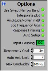v2.11 Cleverscope CS300 Reference Manual Bandwidth is dynamically reduced to improve it. The output amplitude is limited to a maximum of Auto Amp Limit.