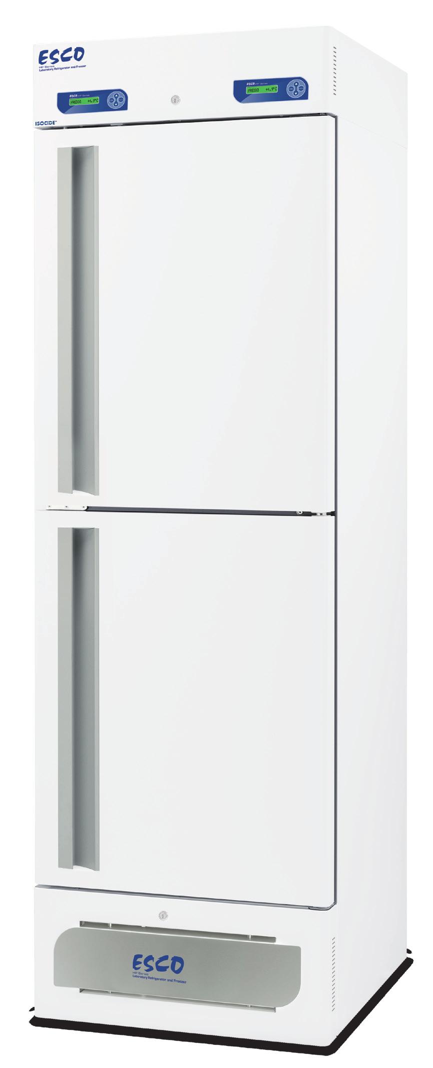 24 Combination Laboratory Refrigerator and Freezer Model: HC6-400S Door Lock Provides additional security for expensive samples and reagents from unauthorized users Displays data about the unit and