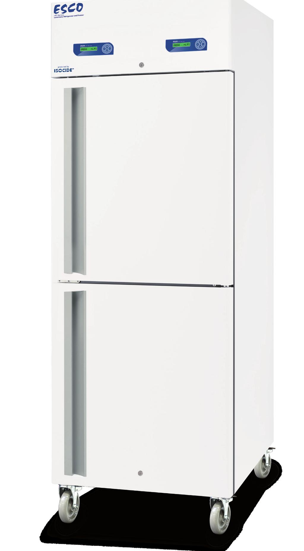 26 Combination Laboratory Refrigerator and Freezer Model: HC6-700S Door Lock Provides additional security for expensive samples and reagents from unauthorized users Displays data about the unit and