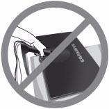 - Caution Avoid lifting the product holding only the stand.