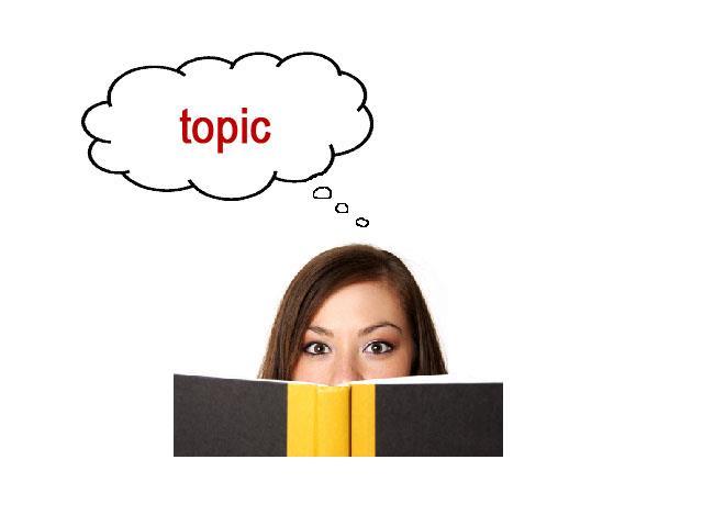 A good annotated bibliography requires good sources, so we'll look at how to select the right ones. First, you need to select a topic.