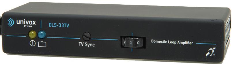 DLS-33TV UK, Loop amplifier with AutoScart, TV Sync and sofa loop