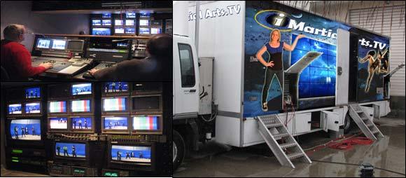 Promoters can film their own event and we just link up the cameras through our mobile broadcast unit. 3.