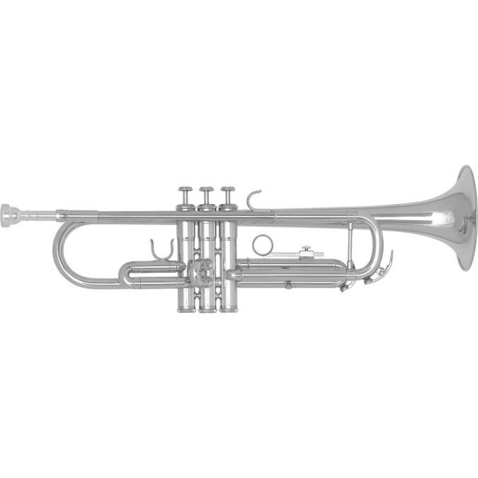 Trumpet: The trumpet is made out of metal and is usually a brass color.