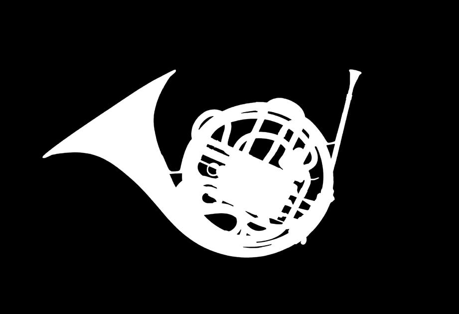 Like the trumpet, the player buzzes their lips to produce a sound. The French horn has twelve feet of tubing which is rolled up into a circular shape.