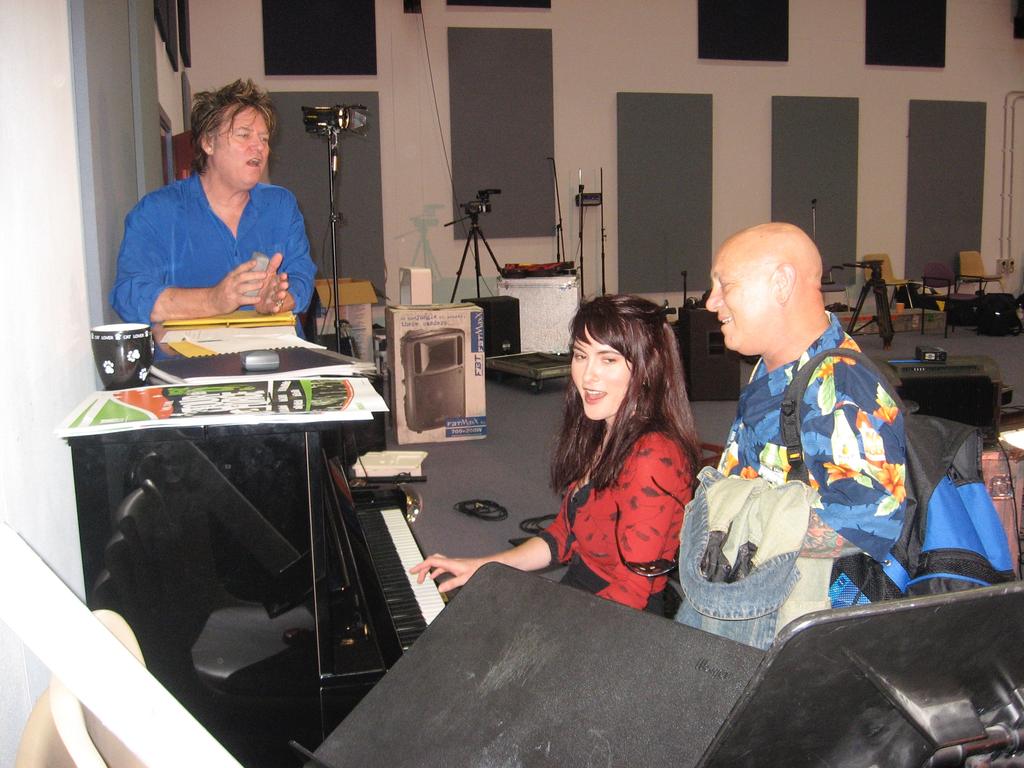 Ami Jamming with Doc Neeson (The Angels) and Angry Anderson Ami as