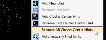 Release Notes for OmniPlex Release 17 (cont.) 2/22/2018 If you want to remove the last cluster center (i.e. undo it), or start over, there is a toolbar button for Remove Last Cluster Center, and