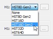 Right-click on the Digital HST Processor device in the topology in Server and select Edit Device Options: Select the desired headstage type from the