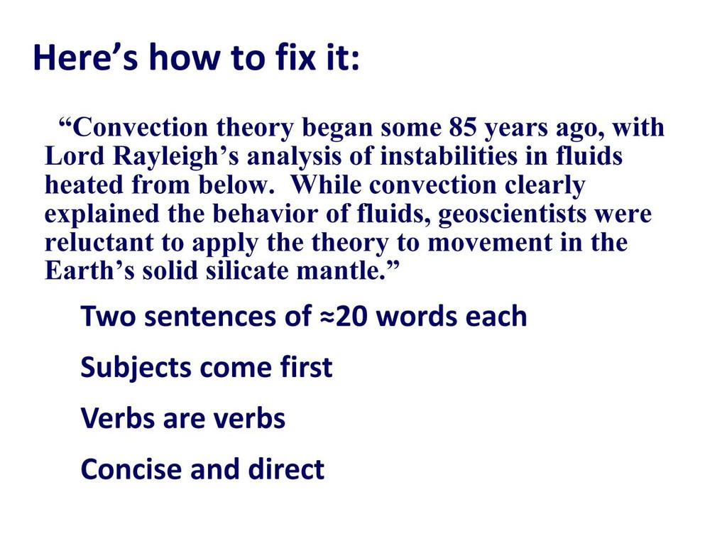 Making Verbs Work, 10/7/2014 Copyright 2014 The