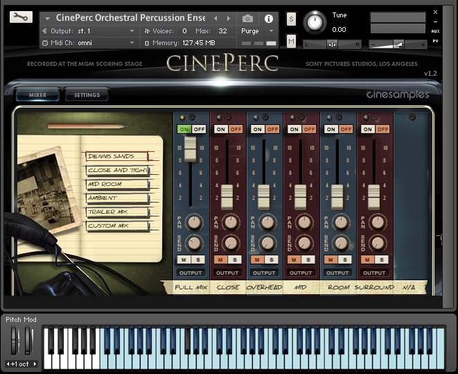 What s new in CinePerc v1.