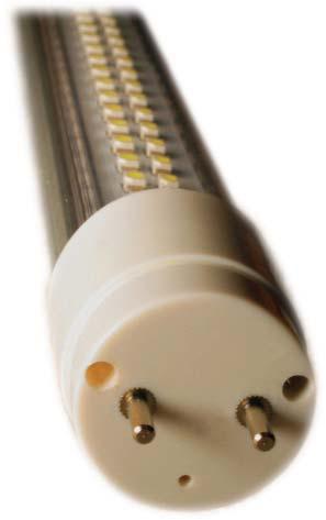 Self ballast LED T8 lamp UL Certi ied 50K + hours 120V 230V, 50/60 Hz 0.