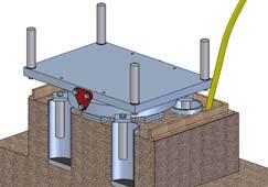 Furthermore, there must be enough space between the duct which is housing the dowels and the