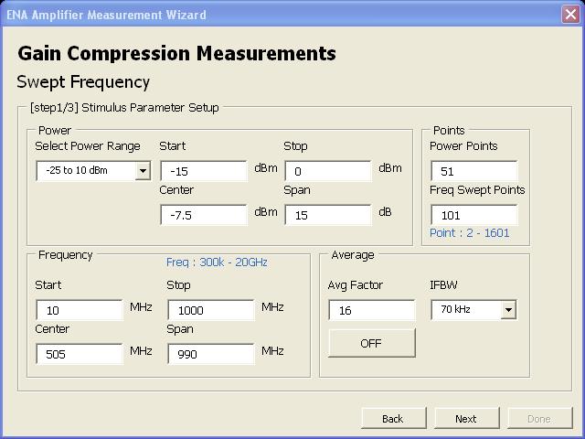 VBA Procedure: Compression Measurements (Swept frequency) Introduction You