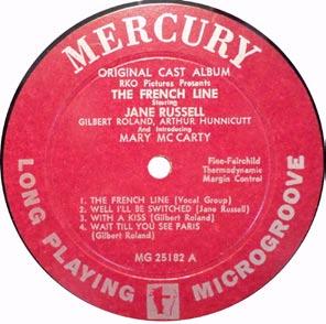 This label style lasted from 1949 to 1952 (album MG-25152 is known). The light blue and white label with black print appears on a few releases.