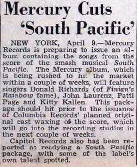 Kate/South Pacific Release Date: