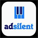 Switch on Bluetooth in your device. Click on the adsilent icon to start the app. In the app click on Bluetooth and then click on adsilent.