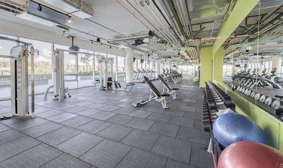 ON-SITE AMENITIES First-class fitness facility, exclusive to office tenants Secure bike storage and end of trip facilities in common with other tenants