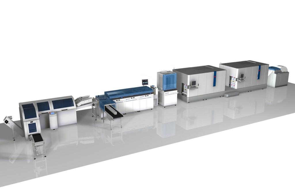 New model Smart-binder Plus, in-line with web printer and web cutter/stacker Web printer