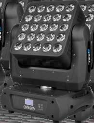 25PCS CEE XLamp XML 4-IN-1 10 LEDs 50,000 hours lifespan and low power consumption 25 pixels (each LED is a pixel), controllable individually Outstanding sharp EAM effect and remarkable wash effect