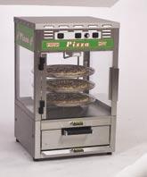 Pizza Station PS-314 Mfg. #9050720 Combines a large capacity pizza oven with a rotating display merchandiser. Oven section can cook one 14 (356 mm) pizza at a time.