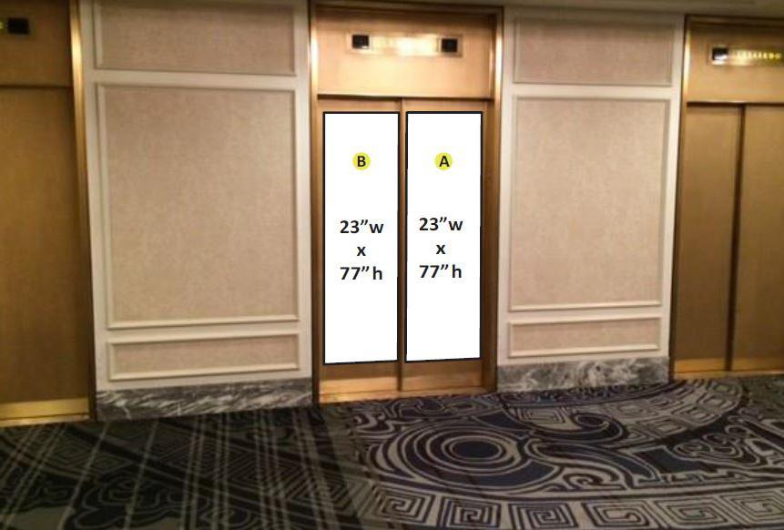 AUGUST 10-13, ELEVATOR DOOR CLINGS Elevator door clings catch attendees attention on the way to and from their rooms.