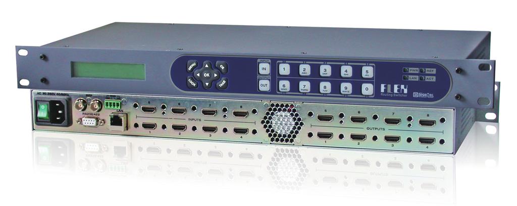 CE FLEX series features high performance and compact structure. Mix of different signal formats (CVBS, AUDIO, 3G/HD/SD-SDI, DVB-ASI, HDMI and VGA) is allowed in a single frame.