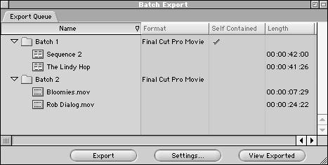 If you encounter playback problems with a reference movie, export the media as a self-contained movie (which includes all its media files), and not as a QuickTime reference movie.