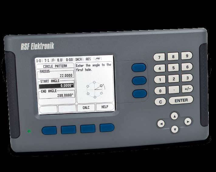 Z 300 OVERVIEW The Digital Readout Z 300 is especially suited for use on milling, drilling and boring machines and lathes with up to three axes.
