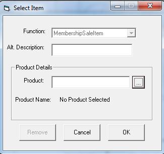 Membership Sales The Membership sales screen provides the ability to allocate up to 12