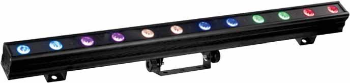 LED 12X3W RGB/FC beam 19 IP33 LUMIPIX advanced capabilities in the generation of effects, such as video or LED arrays-activated music.
