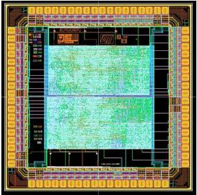 Pad Frame Layout Die Photo ESD Protection When