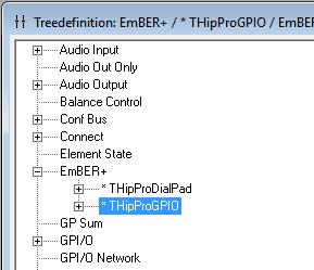 Enter as group name for the dial pad THipProDialPad for example ( ).