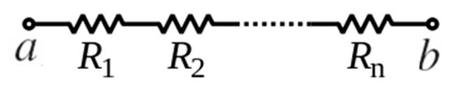 Series Resistors CURRENT THROUGH resistors is the same in series circuits 1.