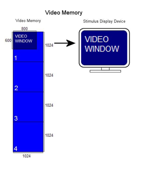 Video memory The image sent to the CRT on each refresh is taken from