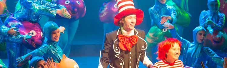 A one hour adaptation of the original Broadway musical based on the works of Dr Seuss. Enjoy the Cat in the Hat, Jojo, Horton, Mayzie La Bird, Gertrude and more, along with fabulous songs.