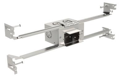 54cm) END FEED POWER CHANNEL CONNECTOR Allows 24VDC power to be fed from either end of the channel. LED Soft Strip (not included) may be installed flat or on the side of the channel.