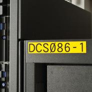 Voice & Datacom ID DATA CENTRE EQUIPMENT, BAY, RACK & FRAME LABELS Durable materials with permanent adhesive.