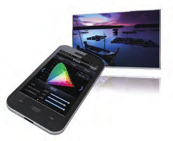 This calibration allows the viewer to make professional-level image quality adjustments using a personal computer, special software and a colorimeter.