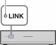 Indikator LINK 55Ako daljinski upravljač ne radi, pritisnite /// / na medijskom prijemniku (str.