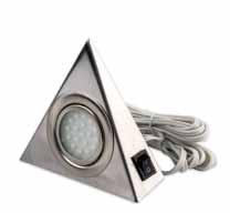 LED Fixtures Furniture LED fixture, triangle (12V) Stairway fixture Ring for round furniture