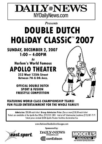 Duble Dutch Hliday Classic Silver - Spnsrship Fee: $5,000 Prjectin f name/lg displayed prminently n all pre-event and day-f-event T-shirts and trphies/awards dnatins will allw fr the client lg t be